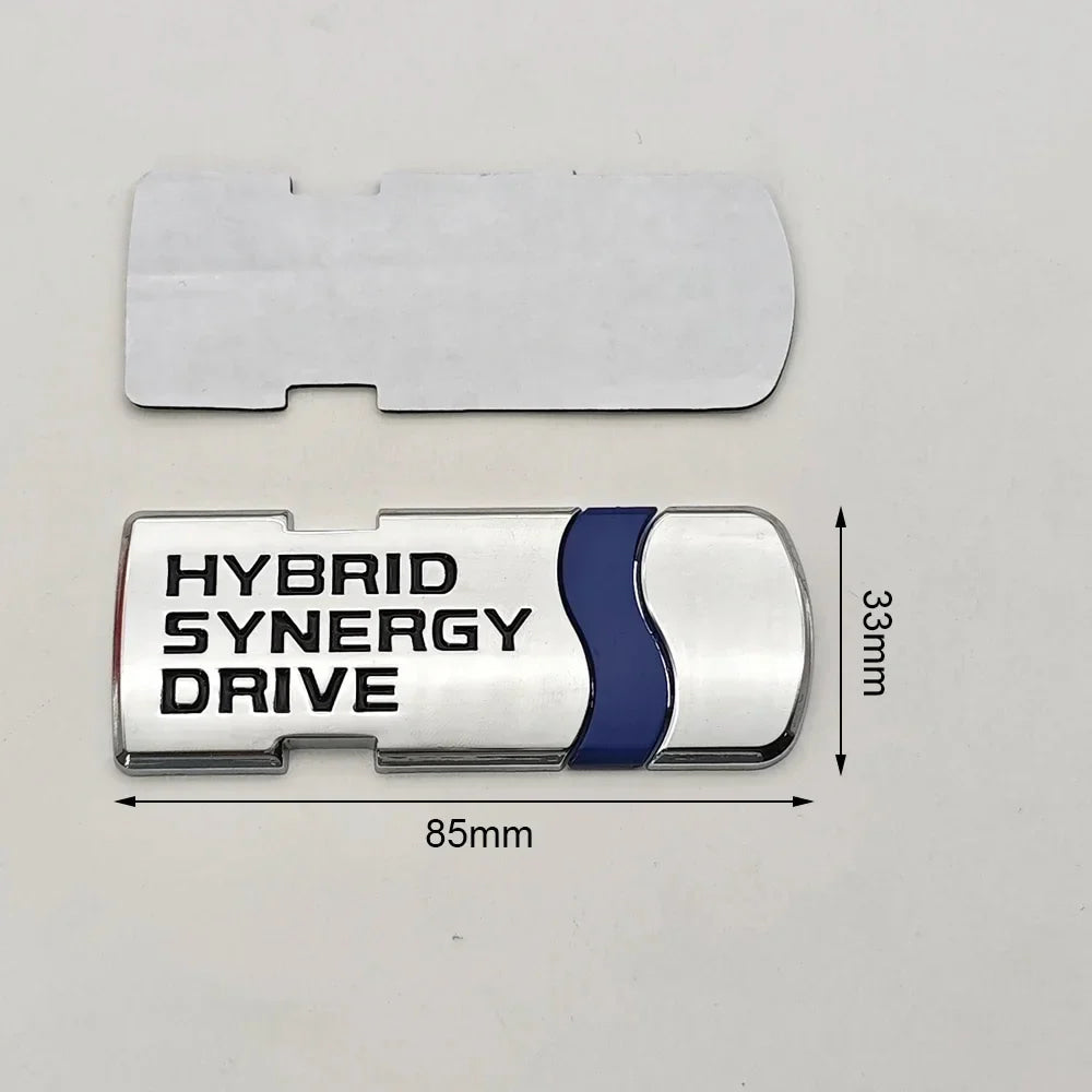 3D Metal Car Sticker HYBRID SYNERGY DRIVE V8 LIMITED AWD 4WD Logo Badge Fender Trunk Emblem For Toyota RAV4 Camry RS Accessories