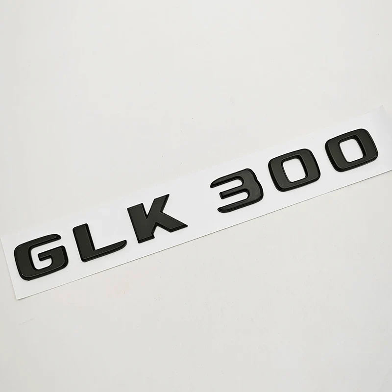 3D ABS Car Logo 4 Matic GLK220 GLK300 GLK350 Emblem Letters Sticker Rear Trunk Badge for GLK W204 X204 GLK220 GLK300 GLK350