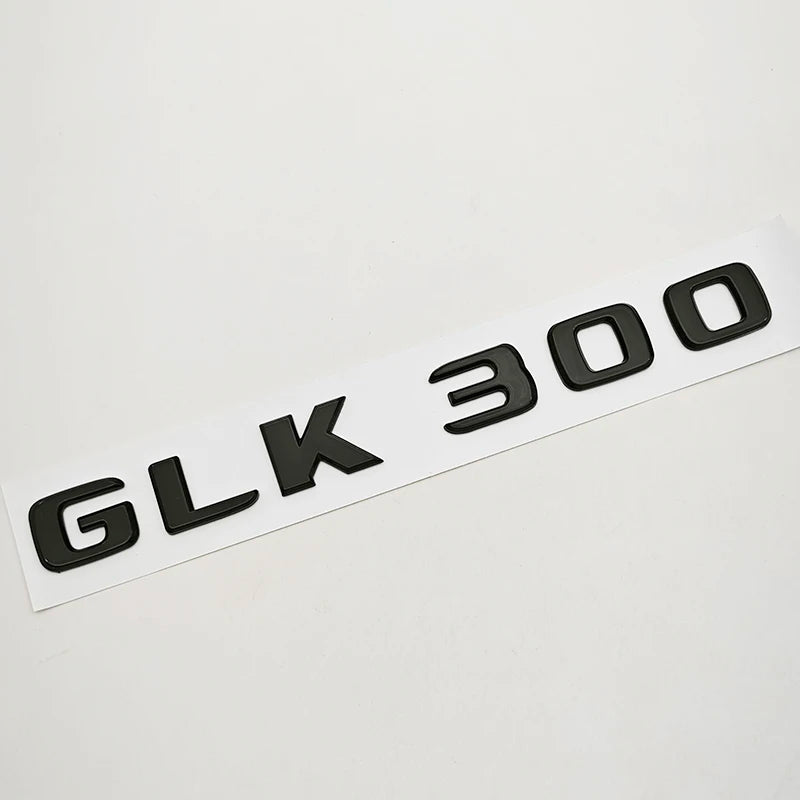 3D ABS Car Logo 4 Matic GLK220 GLK300 GLK350 Emblem Letters Sticker Rear Trunk Badge for GLK W204 X204 GLK220 GLK300 GLK350