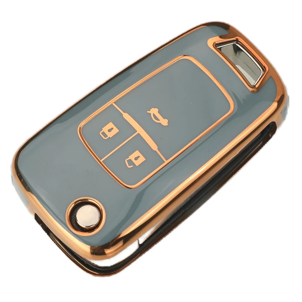 Jingyuqin 2/3/4/5 BTN suave TPU funda para llave de coche para Buick/Opel para Chevrolet Cruze Epica Lova Camaro Impala Aveo Malibu Sail Orlando