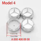 4Pcs 60mm 75mm Car Wheel Center Hub For Mercedes Benz AMG class W205 W203 GLC GLK W206 W220 W211 A180 Cap Rim Cover Accessories