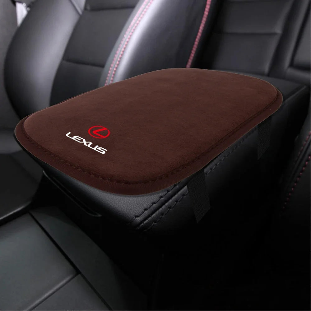 Car Fur Anti-slip Armrest Pad Cover Protective Mat Auto Accessories For Lexus LS LC IS350 ES300h ES300 IS250 IS220d NX350h GS350