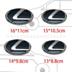 Pasted 10-16cm Front Grille Rear Trunk Badge Replacement Sticker for Lexus GS GX IS LS LX NX RX RX270 Ct200h IS250 ES 220D IS300