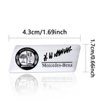 3D Aluminum Car Side Body Trunk Emblem Decoration Sticker For Mercedes Benz AMG Class GLK GLA CLA GLB W108 W447 W204 W205 Fortwo