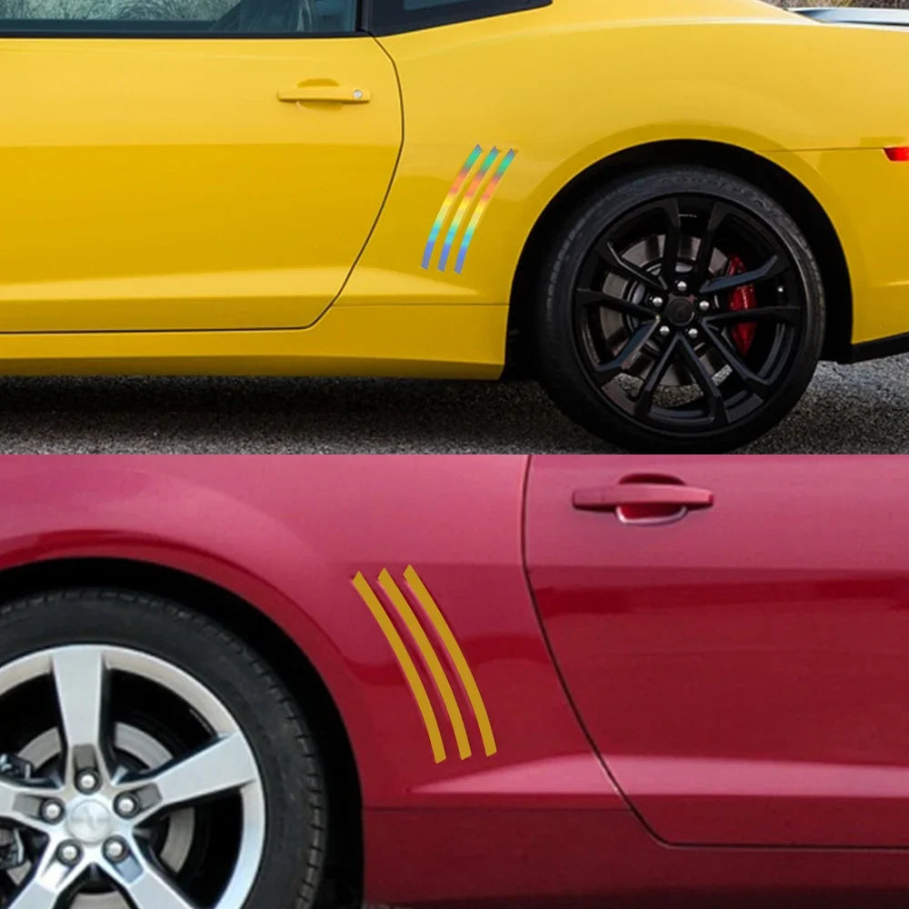For Chevrolet Camaro ZL1 Z28 RS SS Car Body Stickers Graphics Side Slit Insert Stripes Vinyl Film Decals Tuning Auto Accessories