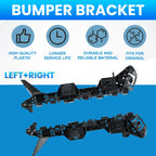 Front Bumper Retainer Bracket Left Right Pair Beam Mount Support For Honda Fit/Jazz 2015 2016 2017 2018 2019 2020 71198-T5A-000