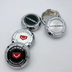 4pcs/Set 66MM 62MM VOSSEN Logo Emblem Badge Car Wheel Center Caps Rim Hubcap Wheel Hub Center Dust Cover Replace Car Accessories