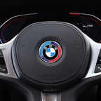 4.5cm Car Steering Wheel Center Emblem Sticker Badge For BMW 50th M E46 E90 E87 F30 F20 F10 G20 G30 X1 X3 X5 Interior Logo Decal