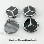 4pcs 75mm Car Wheel Center Caps For Mercedes Benz W203 W204 W205 W212 W213 W222 W223 X253 W176 W177 W117 C118 W166 W167 B/C/E/S