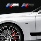 3D ABS M Logo For BMW Sport F10 F30 G01 E83 F39 E84 F48 M1 M2 M3 M4 M5 M6 Car Emblem Stickers Body Trunk Badge Decal Accessories