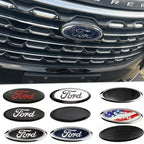 ABS Car Rear Trunk Sticker Front Hood Emblem for Ford Fusion Ranger Escape Fiesta Explorer Focus Bronco Mondeo Transit