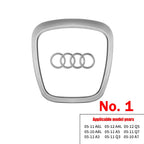 Car Styling Steering Wheel Center Logo Covers Trim Accessorie Fit  AUDI A6L Q7 Q3 Q5 A7 A5 A3 A4L A8L A8 Q5L Q8 A7 Q6 E-TRON SQ5