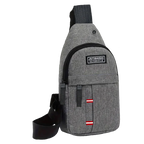 Bolsillos para el pecho ajustables para hombres y mujeres, bolsillos para el pecho de tela Oxford cruzados diagonales de un solo hombro