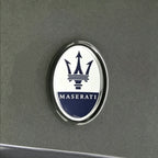 Car Front Hood Emblem Badge for Maserati Granturismo Ghibli Quattroporte Levante Granlusso Coupe Exterior Replacement Part