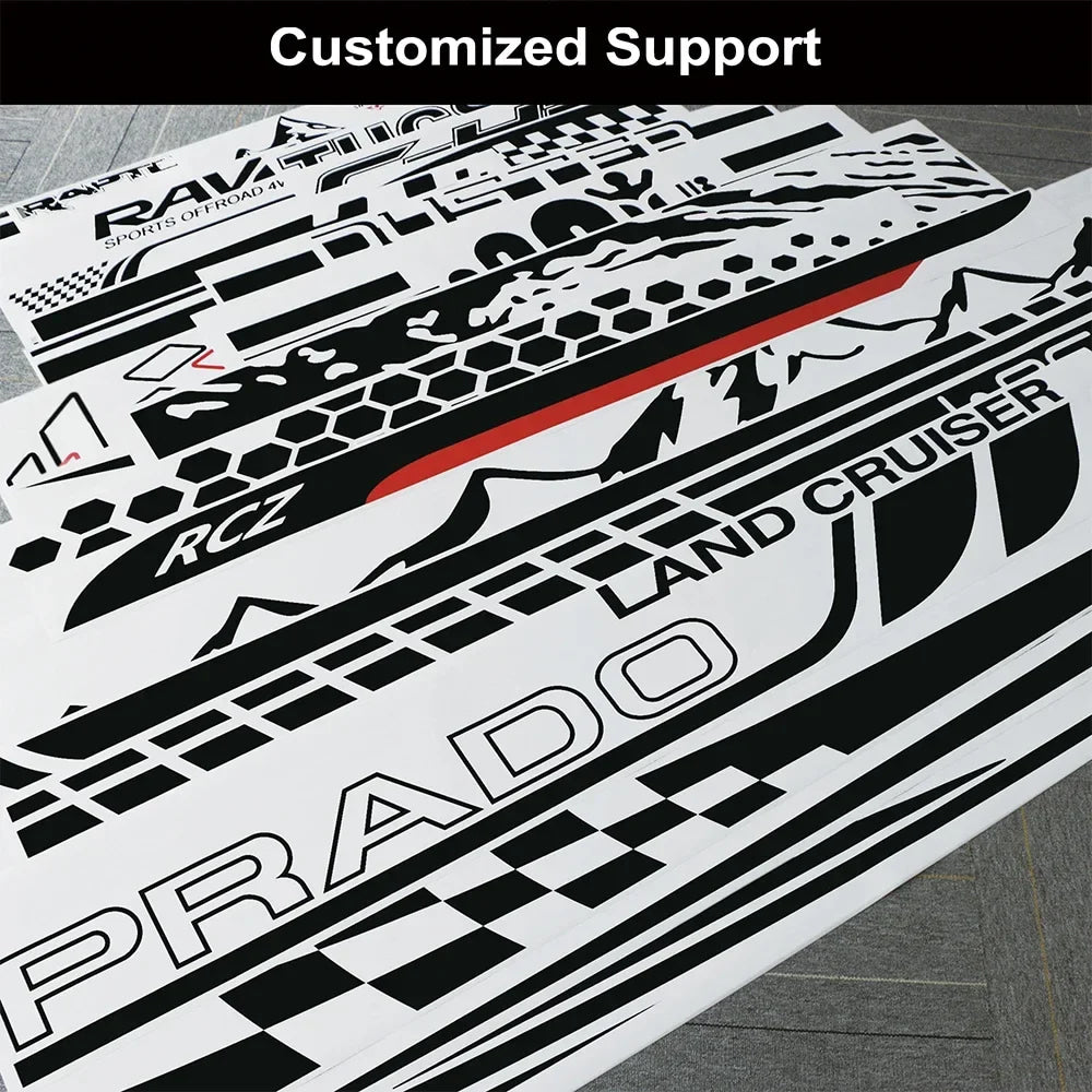 2PCS Car Side Door Creative Stars Stickers Auto Accessories For Subaru Impreza WRX STI GDB GVB VA 2018 2009 2008 2014 2002 2015