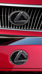 100/110/120/130/140/150/160mm Car Rear Trunk Emblem Front Grille Logo For Lexus ES RX NX LS UX LM LX GX LC RZ IS CT GS RC HS SC
