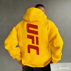 Men's Pattern Hoodies –Bold Back Prints MMA Inspired Streetwear Loose Fit Perfect for Gym  Casual Wear Limited Edition Designs