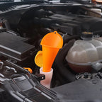 Embudo de vástago largo para coche, herramientas de llenado de combustible y aceite de gasolina, embudo de aceite de plástico antisalpicaduras, embudos de repostaje para motocicleta y coche, accesorios