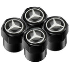 Car Tire Valve caps Emblem metal sticker For Mercedes Benz W203 W204 W168 GLC GLE CLA accessories Interior Mouldings YZQMM-BENC