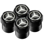 Car Tire Valve caps Emblem metal sticker For Mercedes Benz W203 W204 W168 GLC GLE CLA accessories Interior Mouldings YZQMM-BENC