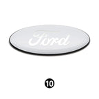 Ford Metal All Sizes Logo For Focus Mondeo Edge Ecosport Fiesta Fusion Rear Trunk Emblem Metal Cover Sticker Badge Classic Blue