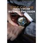 BINBOND Luxury Men Quartz Watches Fashion Concept Decorative Dial Casual Military Sports Wristwatch Waterproof Men's Clock