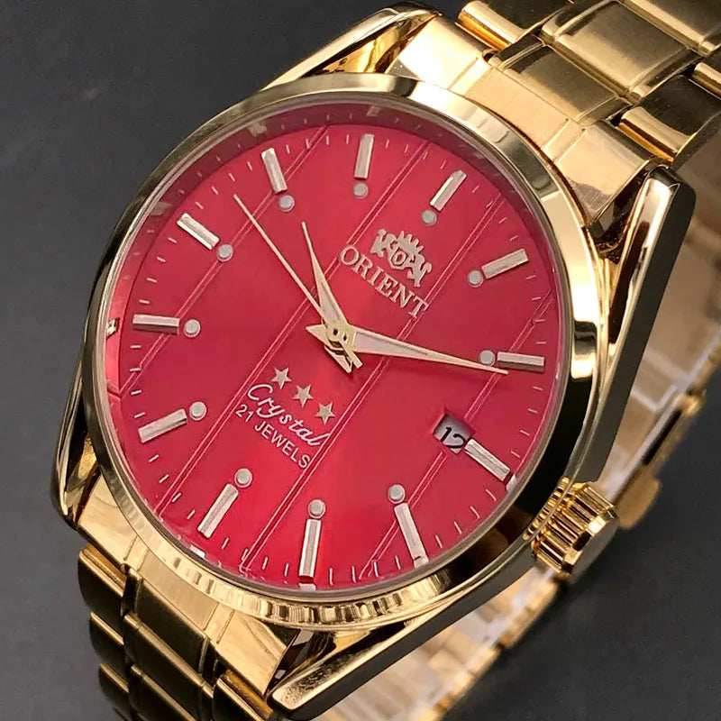 Relojes Orient, reloj AAA de alta calidad, camiseta nueva, reloj para hombre, Tourbillon mecánico automático multifunción de lujo totalmente de acero