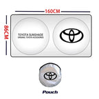 Car interior stickers Car Windshield Sunshade Cover Sun Visor UV Protector For Toyota Corolla Camry rav4 Yaris hilux prius PRODA