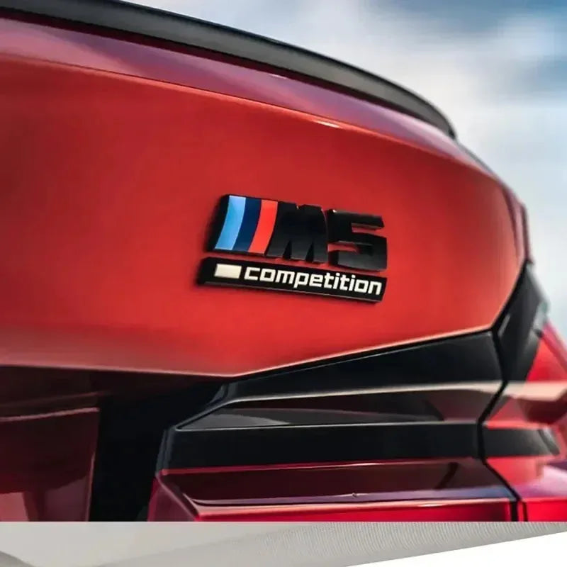 Original Car Size 3D Rear Trunk Emblem BMW F10 F20 F30 E90 F80 F87 X1 X2 X3 X4 X5m X6m M2 M3 M4 M5 M6Badge Car Stickers Logo