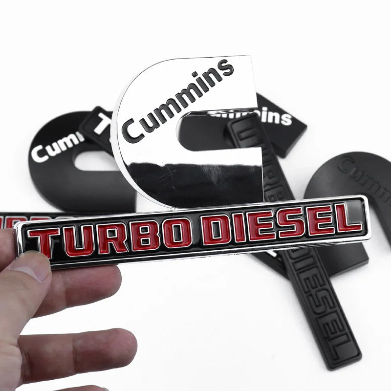 CUMMINS TURBO DIESEL Logo Car Stickers for RAM 1500 2500 Refit Accessories Side Body Decorative Decals