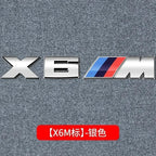 3D Metal Car Body Side Badge Body Rear Trunk Decor Sticker Modification For BMW M X1 X2 X3 X4 X5 E84 F26 E83 F25 E53 E70 E71 G02