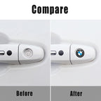 4pcs Car 20mm Door Keyhole Lock Protection Sticker Decor Decals For BMW X1 X2 X3 E46 E36 E34 F10 E90 F30 E60 F30 E53 E30 E92 E87