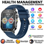 2026 New Model Uric Acid & Lipid Health Analysis Smart Watch Men ECG+PPG Bluetooth Call 2.01-inch Flashlight Smartwatch Women
