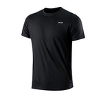 Camiseta de manga corta de secado rápido para hombre, camisa deportiva de gimnasio para correr, absorbe la humedad, cuello redondo, entrenamiento, ejercicio, gimnasio, Tops ligeros
