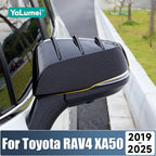 For Toyota RAV4 XA50 2019 2020 2021 2022 2023 2024 2025 RAV 4 Hybrid ABS Car Rearview Mirror Side Trim Cover Shell Accessories