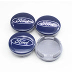 4pcs 56mm 60mm 54mm For Ford Ranger Focus Kuga Mustang Mondeo Fusion Esco Logo Car Wheel Center Hub Cap Rim Cover Emblem Sticker