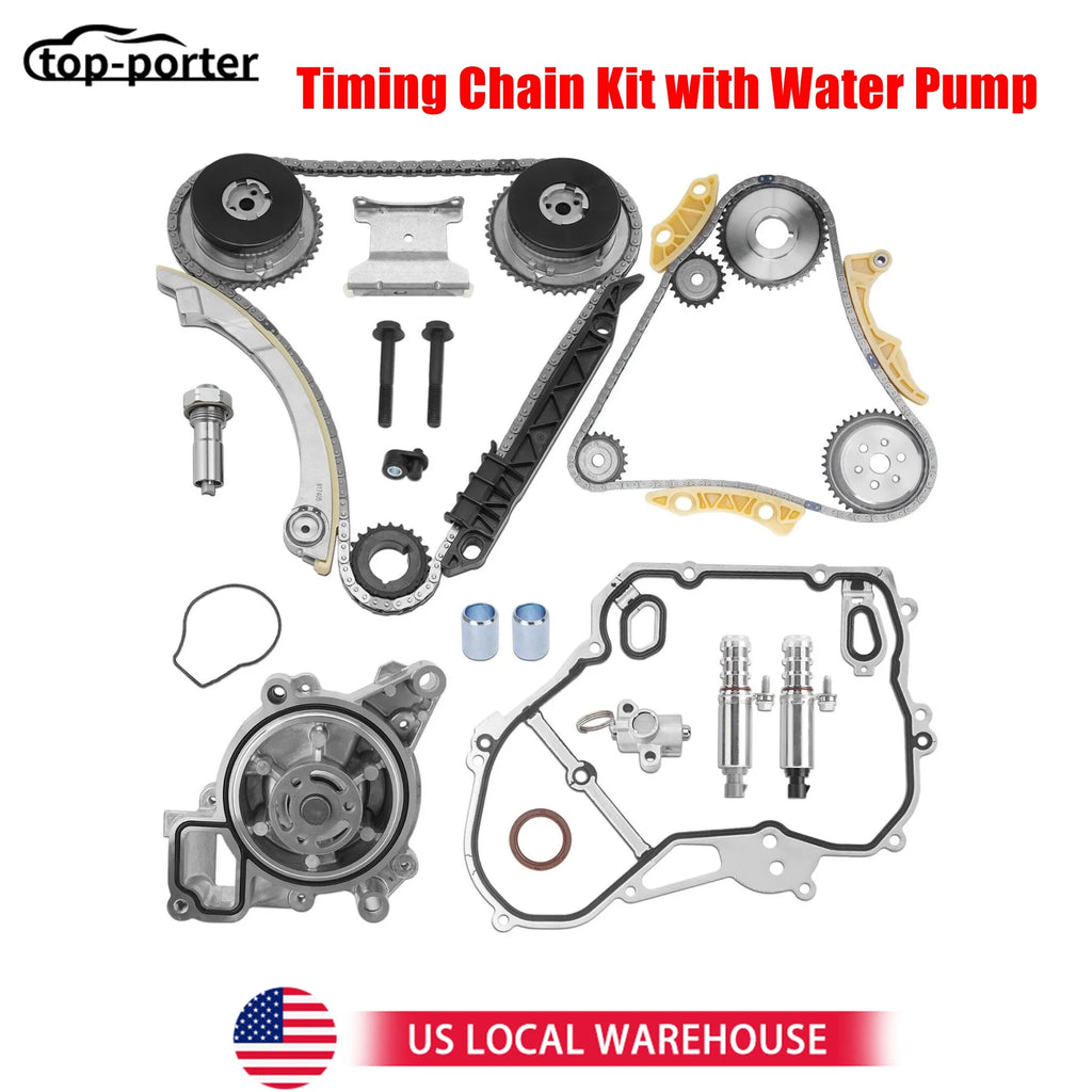 9-4201S 94201S 9-4201SX Timing Chain Kit with Water Pump 94201SX 9-4202S 94202S For Chevy GMC Pontiac Buick Equinox 2.2L 2.4L