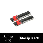 Car Rear Trunk Emblem Sticker For Audi A3 A4 A5 A6 A7 A8 Q3 Q5 Q7 Original Size Quarrto Sline Emblem ABS Black Refit Accessories