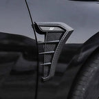 Black Car Fender Side Vents Air Flow Intake Hole Shark 3D Grille Sticker Cover for Ford Focus ST Mondeo Fiesta Kuga Escape Car