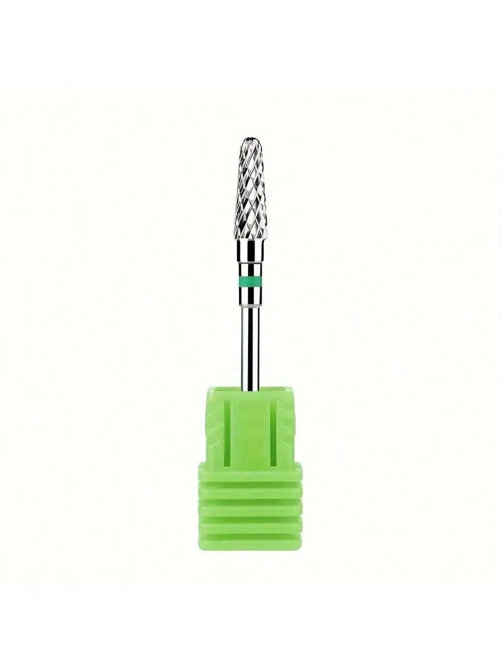 Broca para uñas en forma de cono de carburo de tungsteno, removedor de cutículas de alta precisión para lima de uñas eléctrica y limpieza de cutículas, 1/5 Uds.