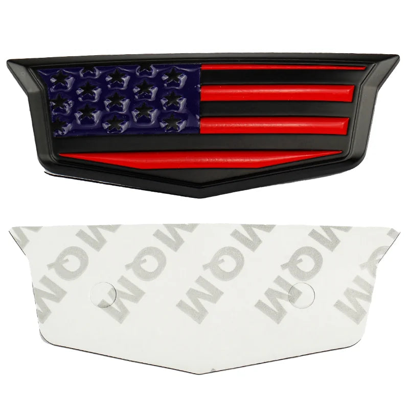 3D Metal USA Flag Car Fender Side Emblem Sticker for Cadillac ATS CT4 CT6 CTS ESCALADE XT4 XT5 XT6 XTS Rear Trunk Badge Decals