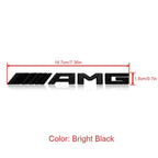3D ABS Car AMG Logo Badge Rear Trunk Emblem Stickers Decal For Mercedes Benz AMG A B C E G W211 W203 W204 W210 W124 Accessories