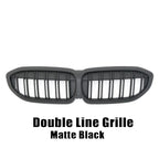 XVIP For BMW G20 3-Series G20 G21 G28 2019-2023 Front Bumper Hood Kidney Racing Grilles Replacement Black Diamond Meteor Style