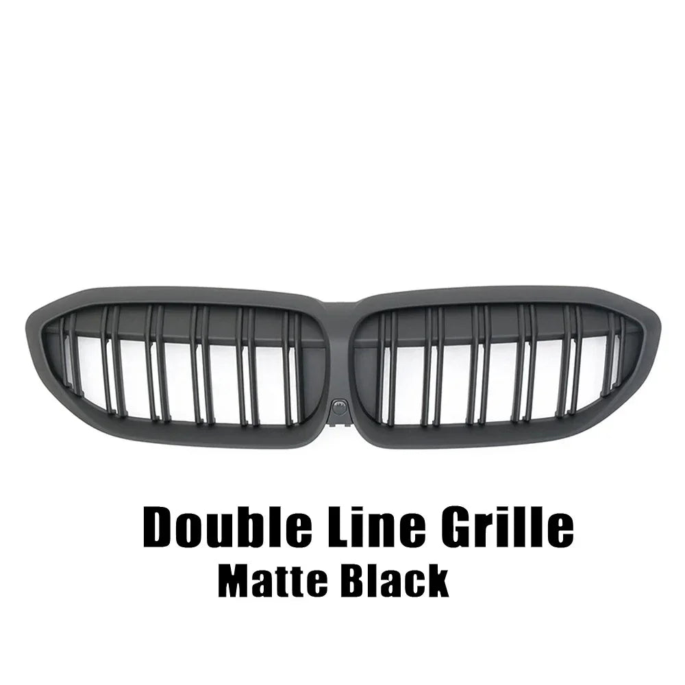 XVIP For BMW G20 3-Series G20 G21 G28 2019-2023 Front Bumper Hood Kidney Racing Grilles Replacement Black Diamond Meteor Style