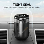 Car interior sticker Automotive LED ashtray garbage storage cup For Toyota Hilux Crown TRD chr Corolla Camry rav4 Yaris