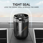 Car interior sticker Automotive LED ashtray garbage storage cup For Toyota Hilux Crown TRD chr Corolla Camry rav4 Yaris
