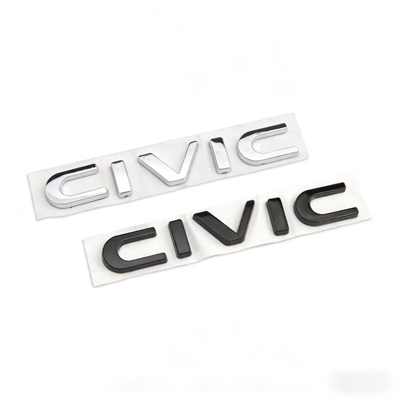ABS Car Rear Trunk Letters 3D Emblem Tail Badge Sticker for Honda CIVIC Logo Decals Auto Stickers Styling Decoration