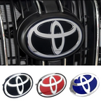 1pc Front Grill Hood 3D Car Logo Emblem for Toyota Corolla Camry RAV4 Hilux CHR Highlander Yaris Vios Alphard Prado Reiz Wish