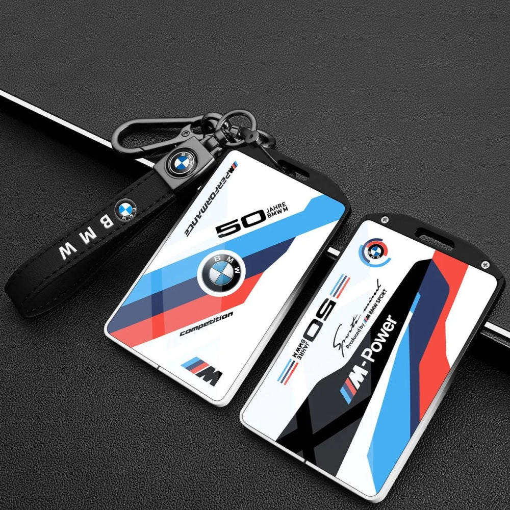 Car Keychain For BMW Card Key Protection Cover New X1/7 Series 5 4 3 Series X5 Shell X7 Buckle 535li Advanced NFC Five Series