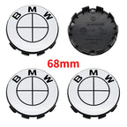 4Pcs 56mm 68mm Carbon Fiber Wheel Center Hub Caps 50th Anniversary Emblem for BMW M Power X5 E46 E90 F10 F30 G20